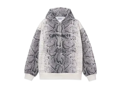 Carhartt WIP Hooded Snake Aop Sweatshirt "Lny Snakeprint Grey"