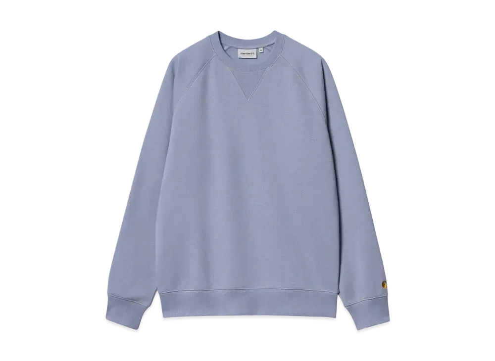 Carhartt WIP Chase Sweat "Charm Blue/Gold"