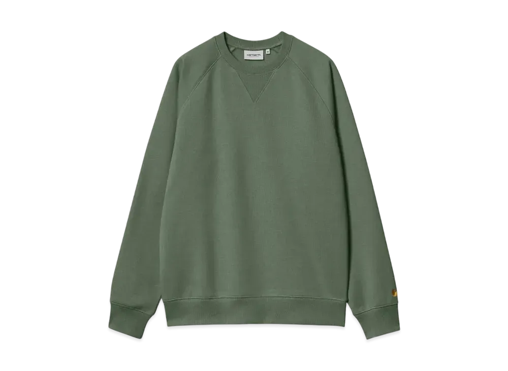 Carhartt WIP Chase Sweat "Duck Green/Gold"