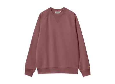 Carhartt WIP Chase Sweat "Dusty Fuchsia/Gold"