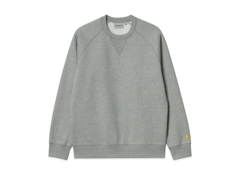 Carhartt WIP Chase Sweatshirt "Grey Heather/Gold"