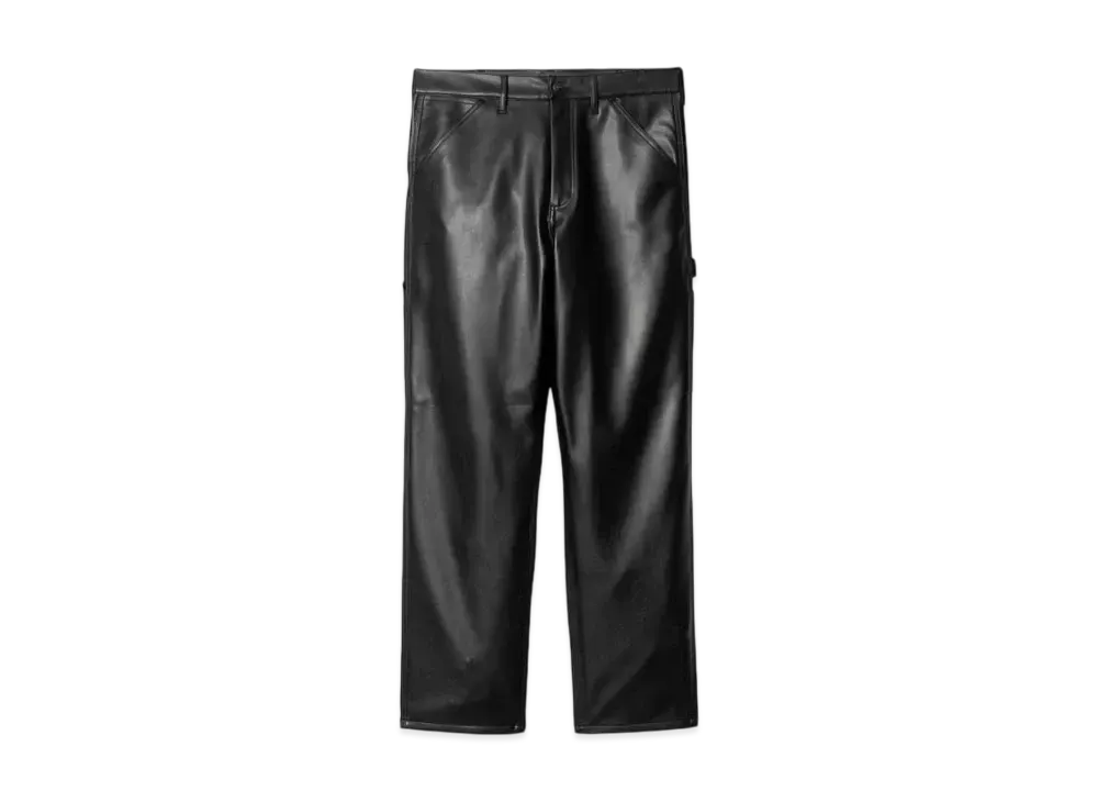 Carhartt WIP Single Knee Leather Pant "Black"