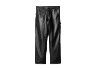 Carhartt WIP Single Knee Leather Pant "Black"