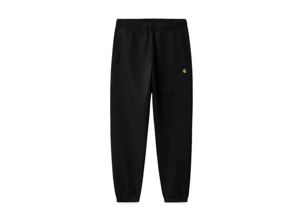 Carhartt WIP Chase Sweat Pant "Black / Gold"