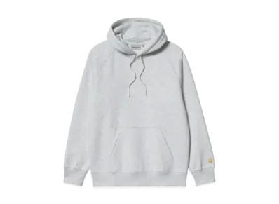 Carhartt WIP Hooded Chase Sweatshirt "Ash Heather / Gold"