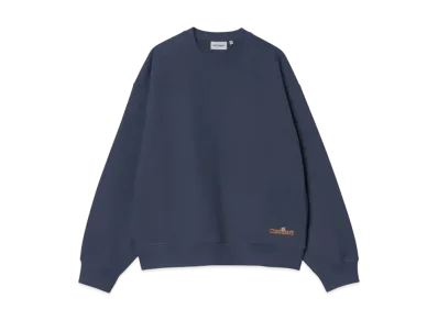 Carhartt WIP Label Script Sweat "Blue"
