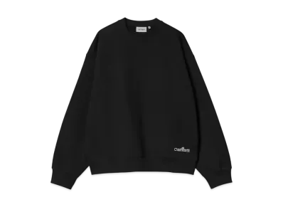 Carhartt WIP Label Script Sweat "Black"
