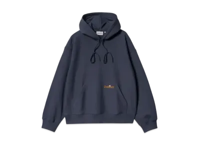 Carhartt WIP Hooded Label Script Sweat "Blue"