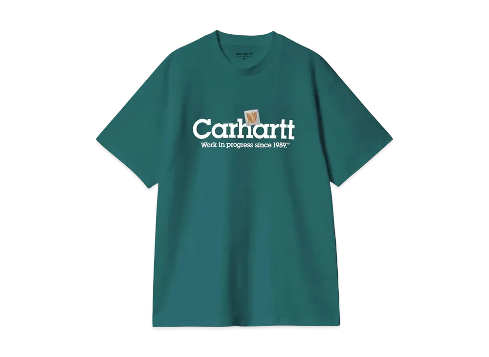 Carhartt WIP S/S Label Script T-Shirt "Malachite"