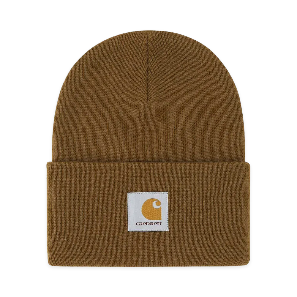Carhartt WIP Biscuit Acrylic Beanie Hat "Brown"