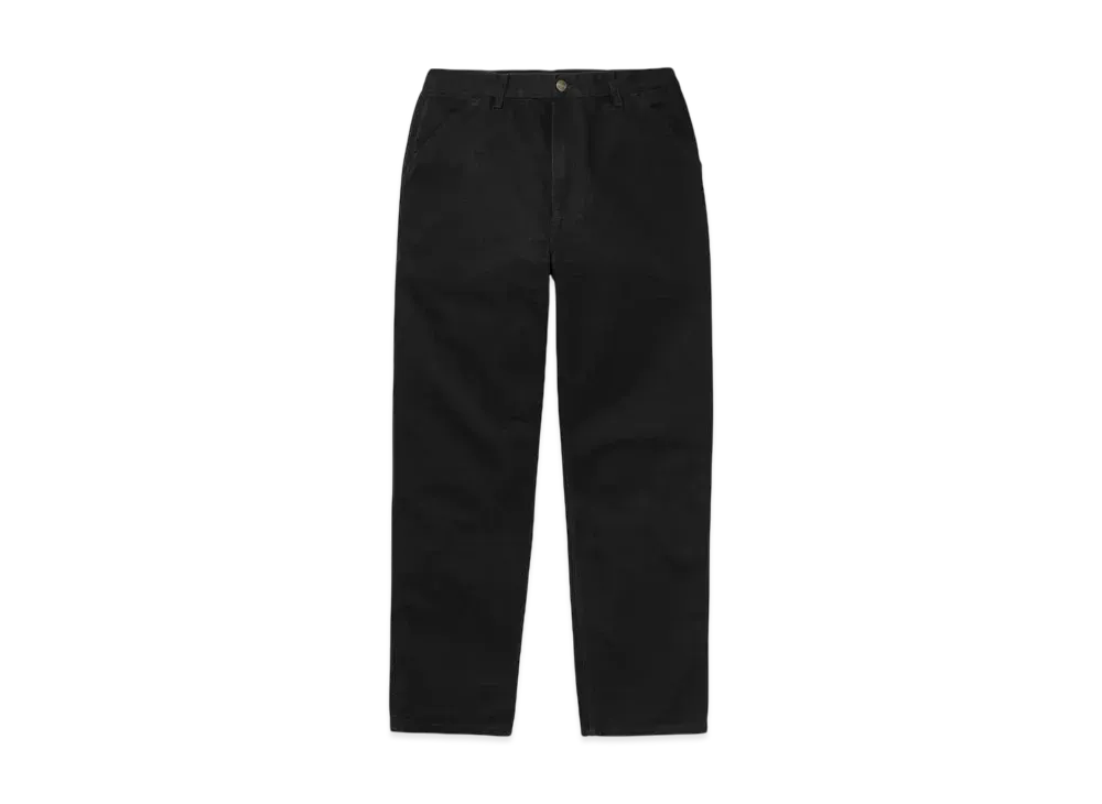 Carhartt WIP Single Knee Pant "Black(Rinsed)"