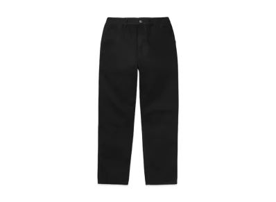 Carhartt WIP Single Knee Pant "Black(Rinsed)"