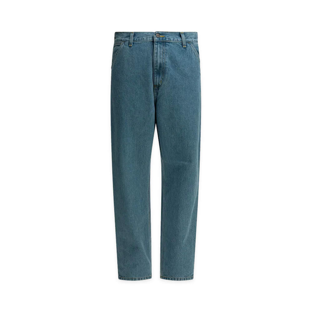 Carhartt WIP Single Knee Wide Leg Jeans "Blue"