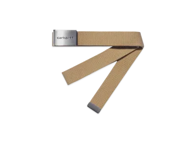 Carhartt WIP Clip Belt Chrome "Dusty H Brown"