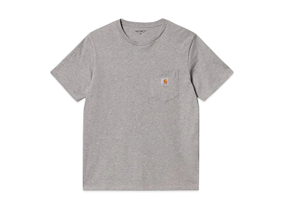 Carhartt WIP T-Shirt Short Sleeve S/S Pocket T-Shirt Men'S Women'S "Grey Heather"