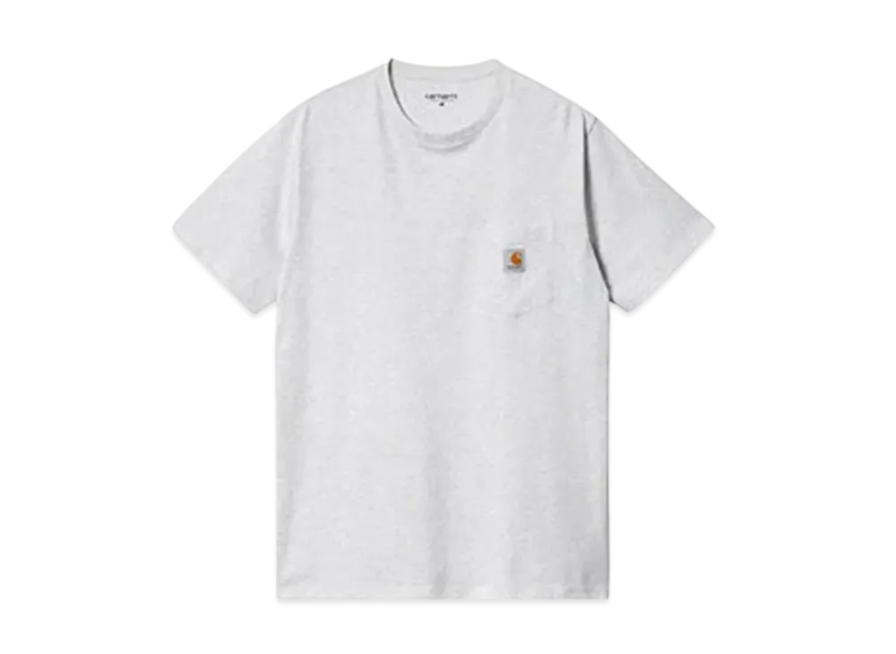 Carhartt WIP T-Shirt Short Sleeve S/S Pocket T-Shirt Men'S Women'S "Ash Heather"