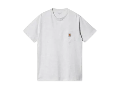 Carhartt WIP T-Shirt Short Sleeve S/S Pocket T-Shirt Men'S Women'S "Ash Heather"