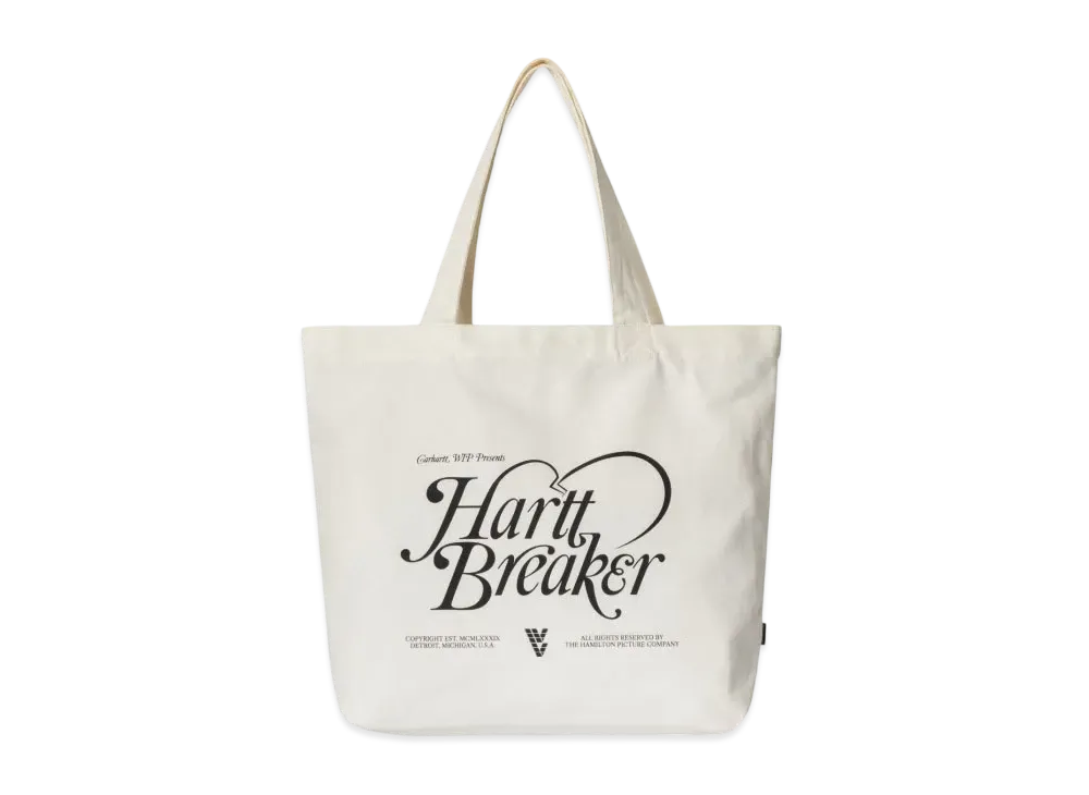 Carhartt WIP Canvas Graphic Tote Large "Harttbreaker Print Wax"