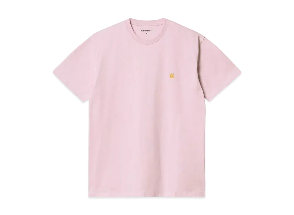 Carhartt WIP Short Sleeve Chase T-Shirt "Pale Quartz/Gold Pink"