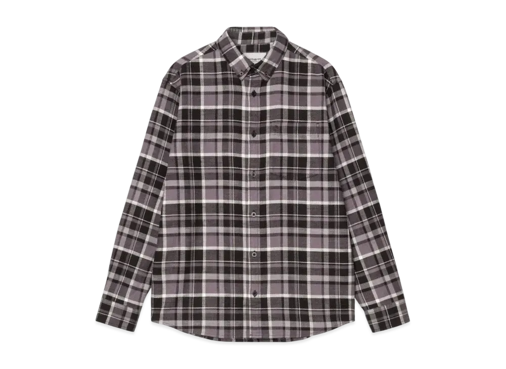 Carhartt WIP L/S Fendrick Shirt "Fendrick Check Black"