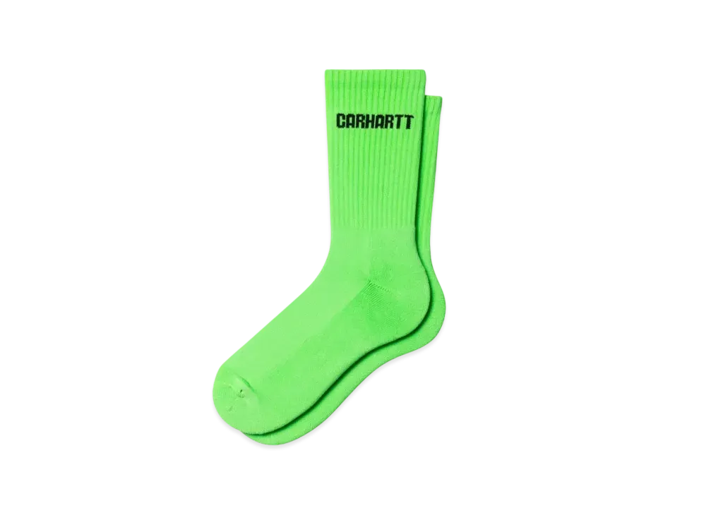 Carhartt WIP Industry Socks "Lumo Green Black"