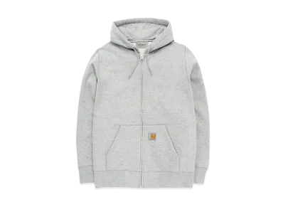 Carhartt WIP Hooded Square Label Jacket "Ash Heather"