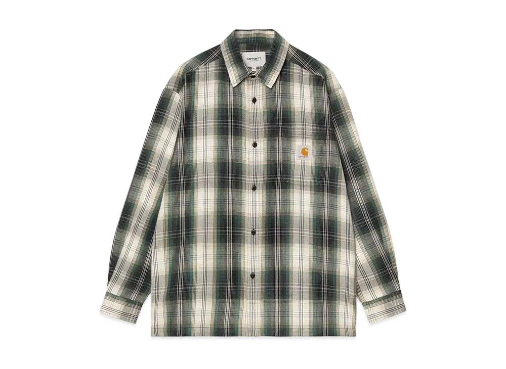 Carhartt WIP L/S Blanton Shirt "Blanton Check, Malachite"