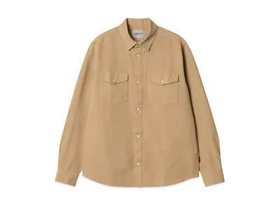 Carhartt WIP L/S Santa Fe Shirt "Dusty H Brown"
