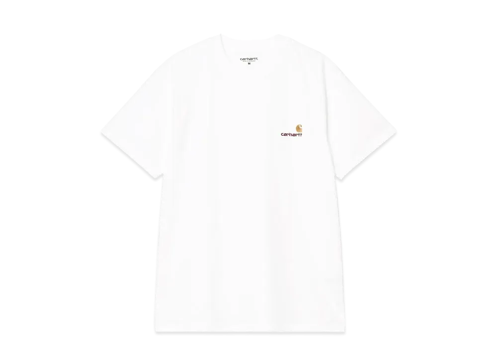 Carhartt WIP S/S American Script T-Shirt "White"