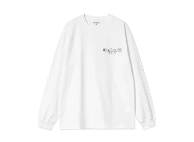 Carhartt WIP L/S Chain Link T-Shirt "White/Silver"