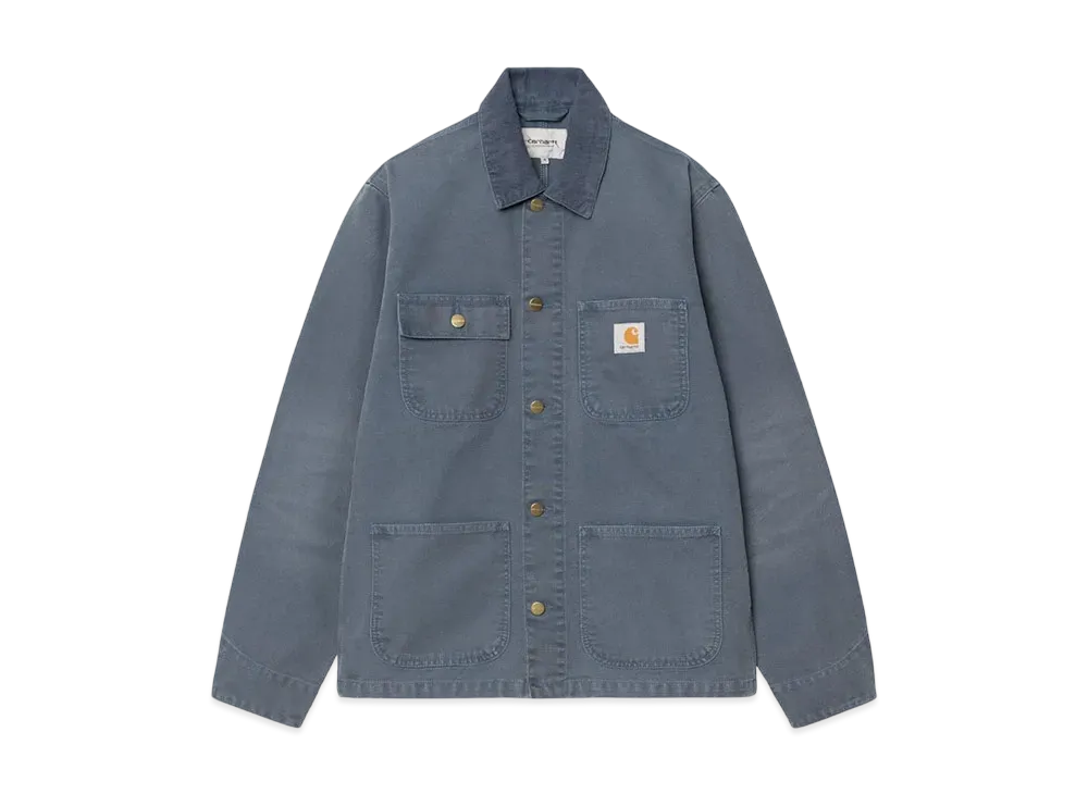 Carhartt WIP Michigan Coat "Dusky Blue/Dusky Blue(Stone Canvas)"