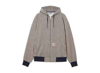 Carhartt WIP Hooded Texture Jacket "Dark Navy/Colza"