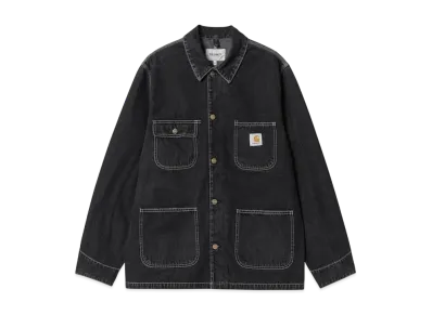 Carhartt WIP Og Chore Coat "Black(Stone Washed)"