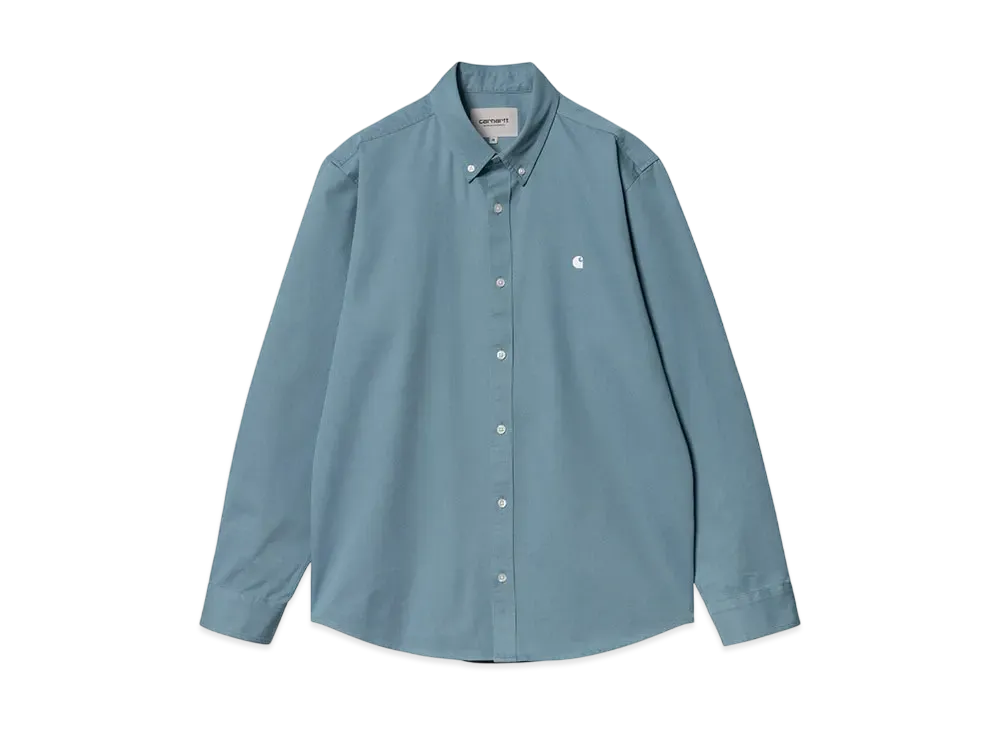 Carhartt WIP L/S Madison Shirt "Icy Water/Wax"