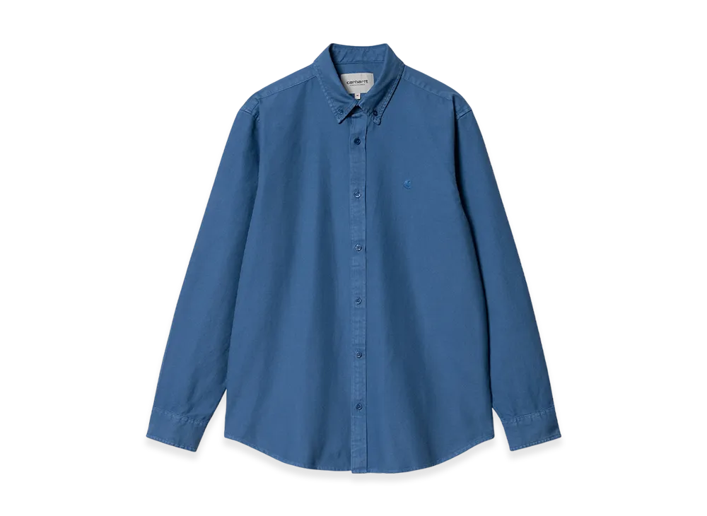 Carhartt WIP Bolton Shirt "Blue Garment Dyed"