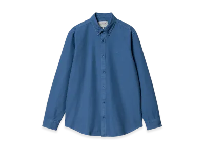 Carhartt WIP Bolton Shirt "Blue Garment Dyed"