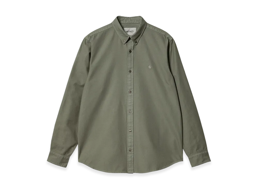 Carhartt WIP Bolton Shirt "Dusty Hamilton Brown Garment Dyed"