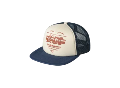 Carhartt WIP Runaway Trucker Cap "Natural/Blue"