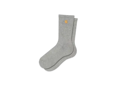Carhartt WIP Chase Socks "Grey Heather/Gold"