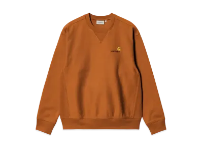 Carhartt WIP American Script Sweat "Sienna"