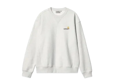 Carhartt WIP American Script Sweat "Ash Heather"