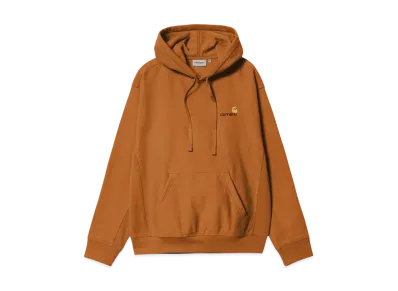 Carhartt WIP Hooded American Script Sweat "Sienna"
