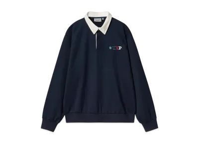 Carhartt WIP Flags Rugby Sweat "Space"