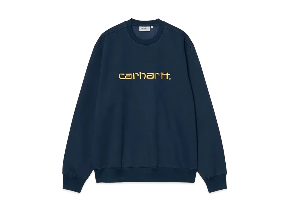 Carhartt WIP Carhartt Sweatshirt "Ink/Air Yellow"