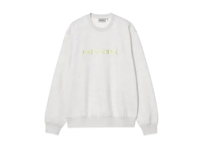 Carhartt WIP Carhartt Sweatshirt "Ash Heather/Air Green"