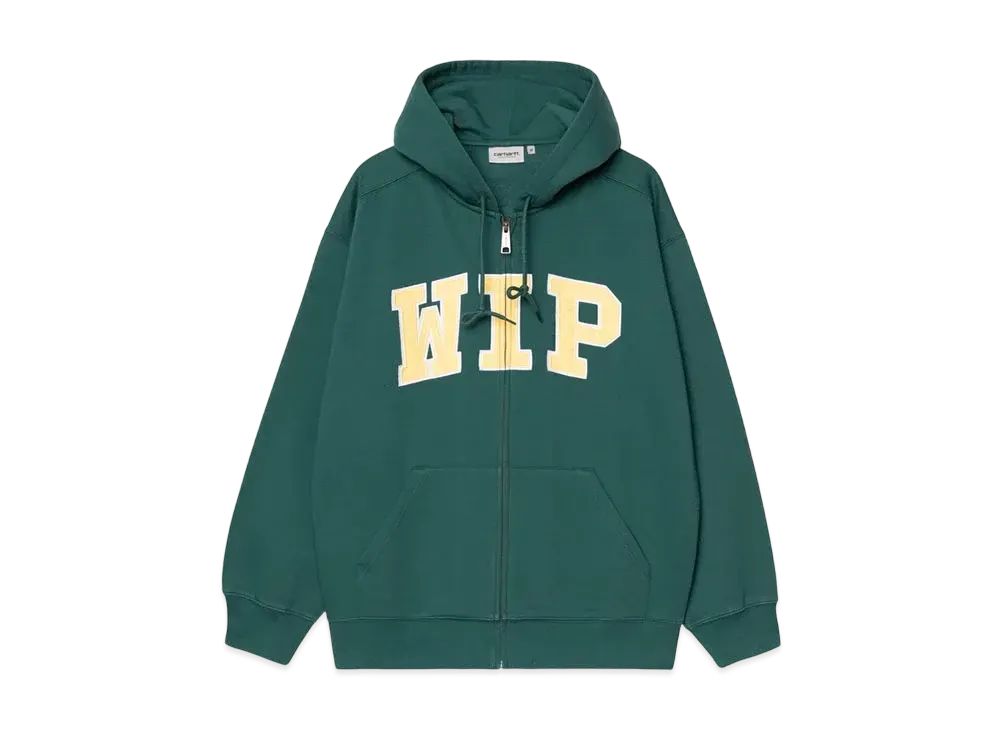 Carhartt WIP Hooded Wip Sweat Jacket "Rainforest(Stone Washed)"