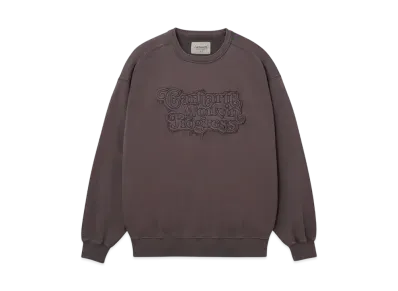 Carhartt WIP Honus Sweat "Soot(Pigment Garment Dyed)"