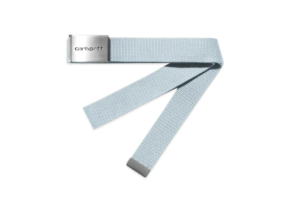 Carhartt WIP Clip Belt Chrome "Air Sky"