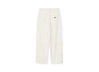 Carhartt WIP W' Hendry Pant "Seaton Stripe Wax/Dark Navy(Rinsed)"