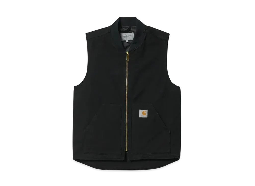 Carhartt WIP Classic Vest "Black(Rinsed)"